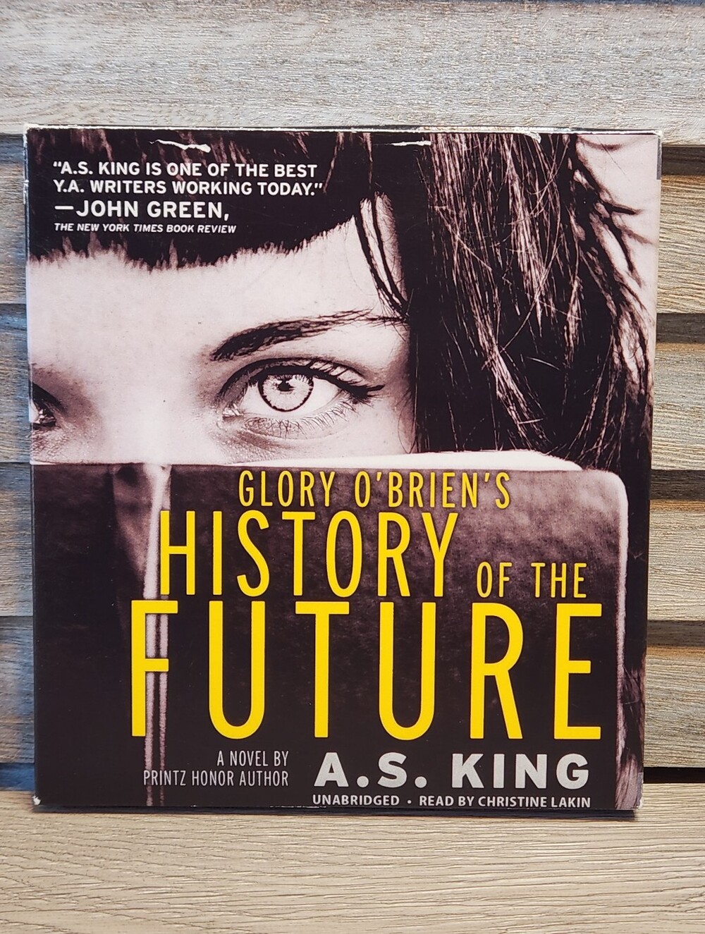🖤 Glory O'Brien's History of the Future by A.S. King Audiobook CDs